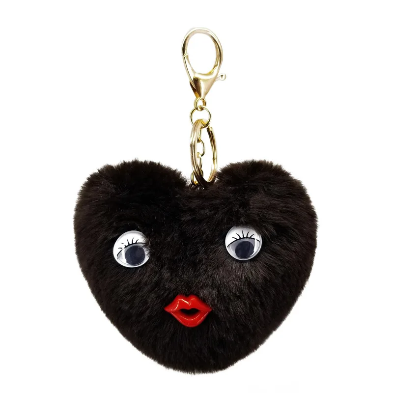Mini Plush Kawaii BTS bt21 Cute Fur keychain Soft Toys Fashion Kids Dolls fluffy Charm Baby For Girls Women gift | Игрушки и хобби