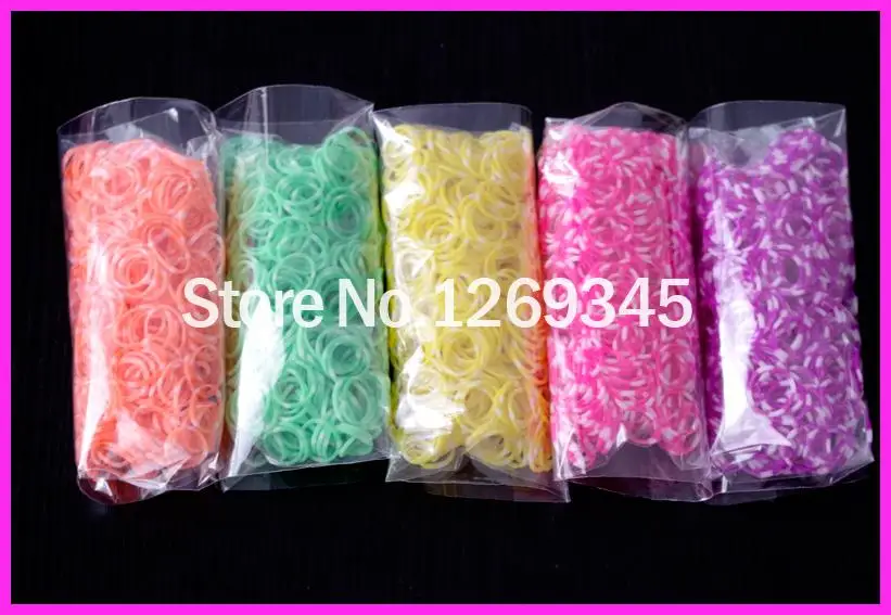 Резинка для браслетов Let's Make 6000 шт./20 цветов|gum for bracelets|loom rubber bandsfor bracelets |