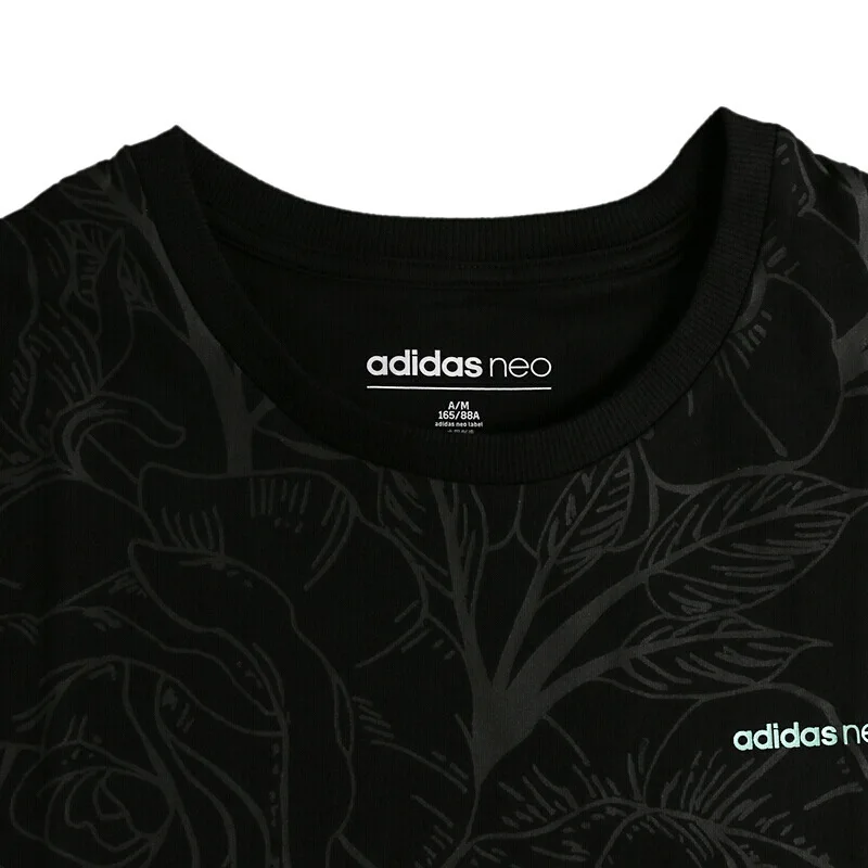 Оригинальное новое поступление 2018 женские футболки с коротким рукавом Adidas NEO Label W