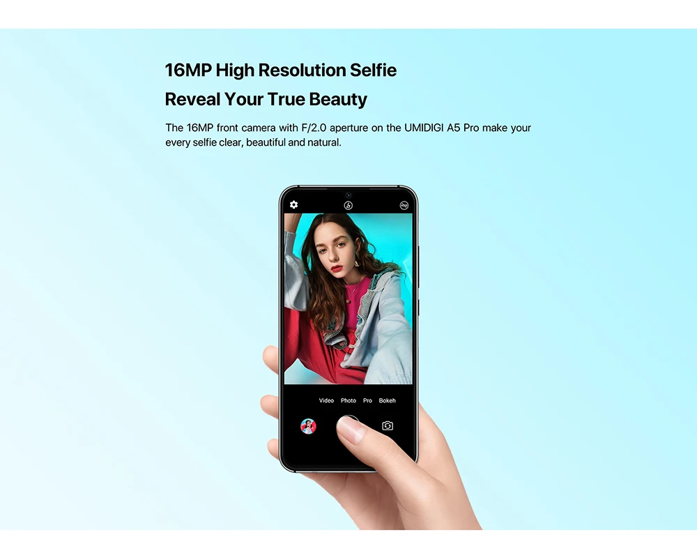 UMIDIGI A5 PRO Android 9,0, глобальная камера 16 МП, четыре ядра, FHD экран 6,3 дюйма+ капля воды, 4150 мАч, 4 Гб+ 32 ГБ, мобильный телефон