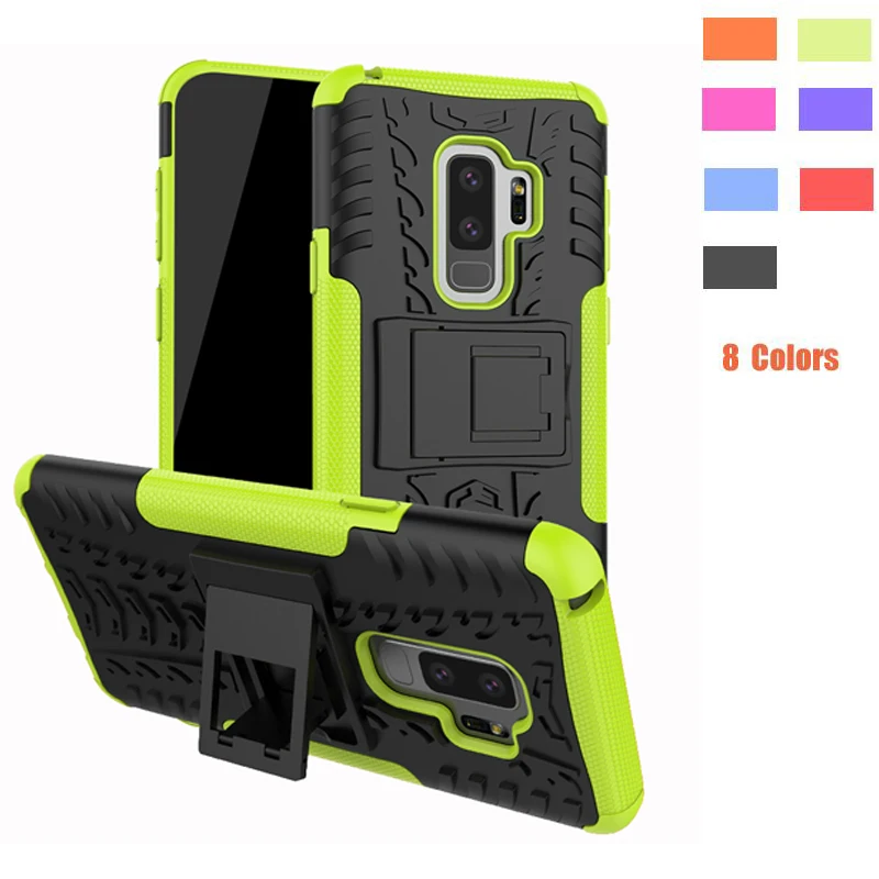

Heavy Duty Armor Hard Case Cover for Samsung Galaxy S9 Plus SM-G9650 S9+ Anti-knock Protective Case for Samsung Galaxy S9 G9600