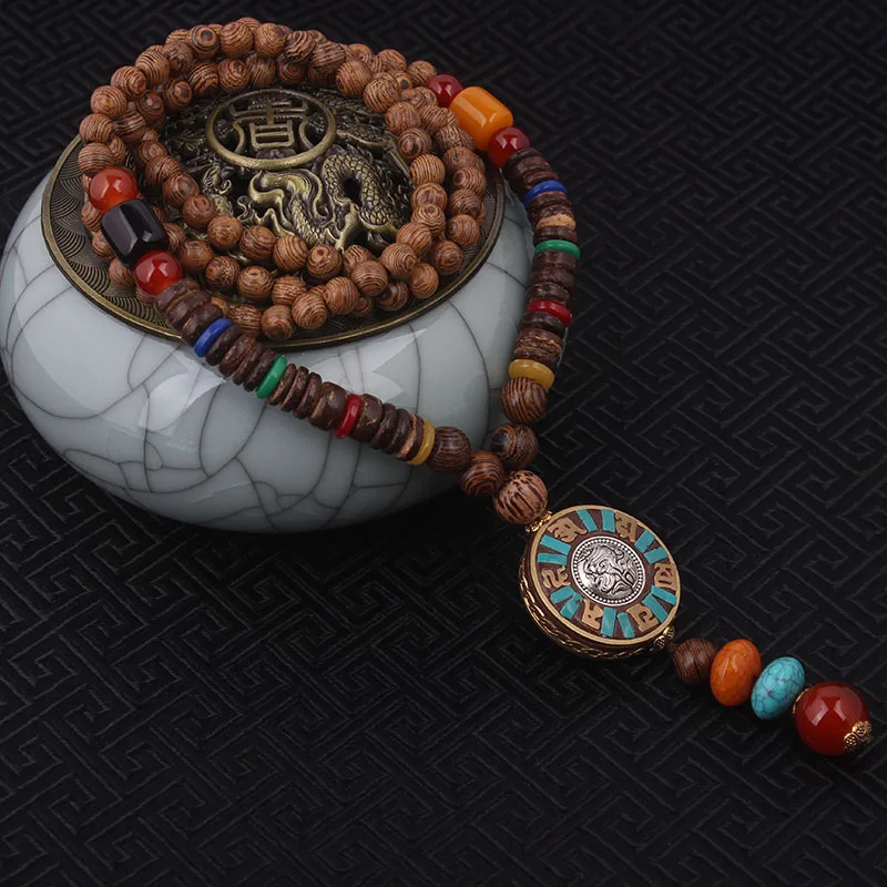 Ожерелье с модным этническим слоном винтажное ожерелье камнями ювелирные