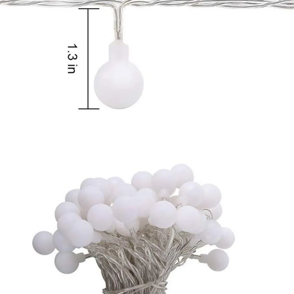 Сферические гирлянды с батареей коробка Рождество праздничвечерние ная