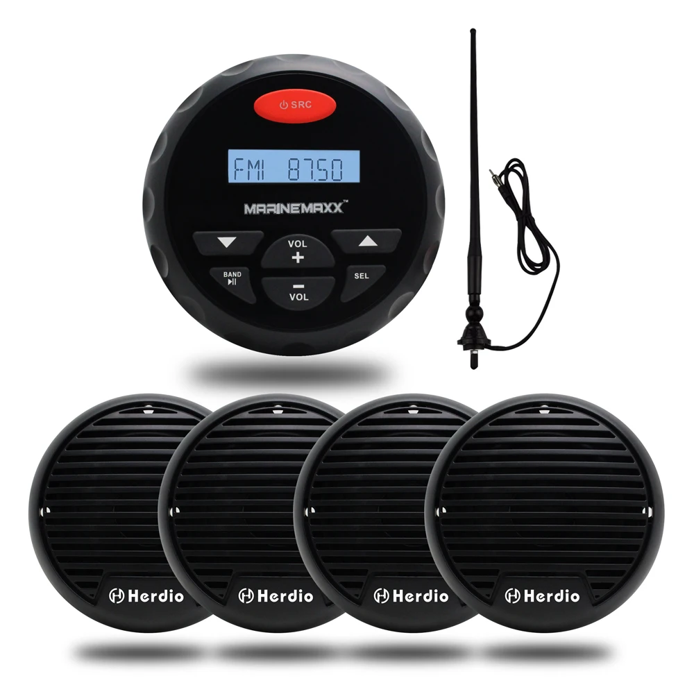 Морской Bluetooth стерео Лодка Радио FM AM приемник MP3 плеер аудио 3 - Цена: 8 423,77 руб.