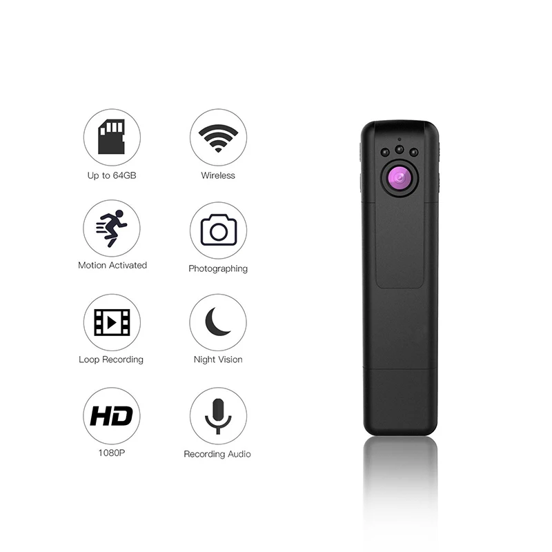 Volemer C11 Мини-камера HD 1080P Ручка Ночного Видения Wifi P2P Микро Видеокамера H.264 Аудио Записывающий устройство DV DVR Cam on.
