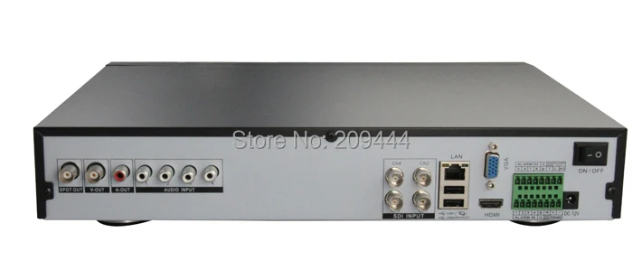UVEIWN 4ch 1080 P 30fps HD SDI ВИДЕОРЕГИСТРАТОР 4-канальный воспроизведение ВИДЕОНАБЛЮДЕНИЯ
