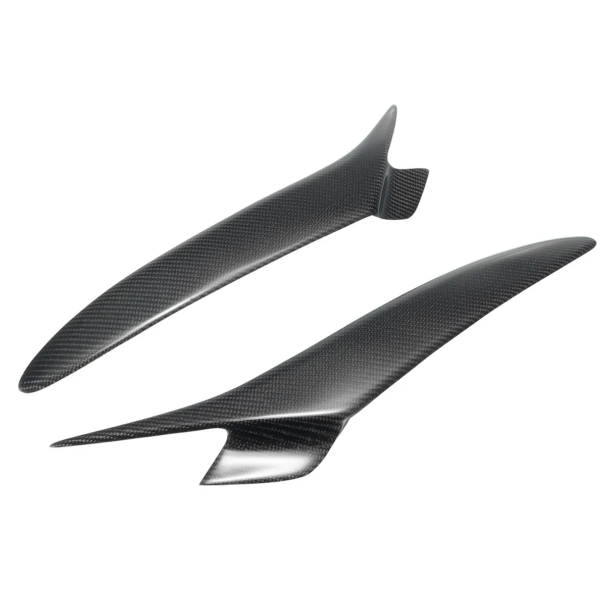 Реальные углеродного волокна фар Брови Веки Обложка для Mazda RX 8 RX8 2004 2008