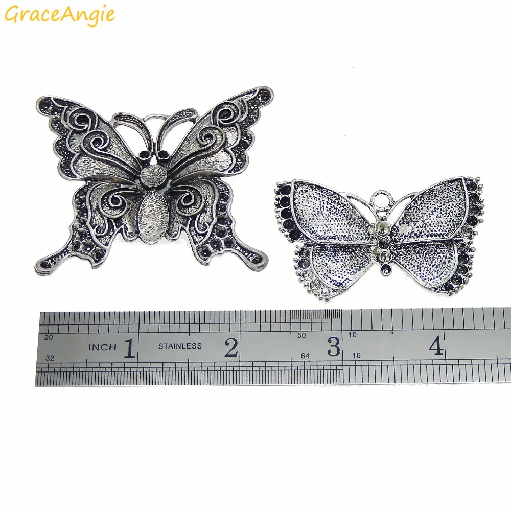 GraceAngie 10 шт. насекомые бабочки пчелы искусственные подвески в форме животных