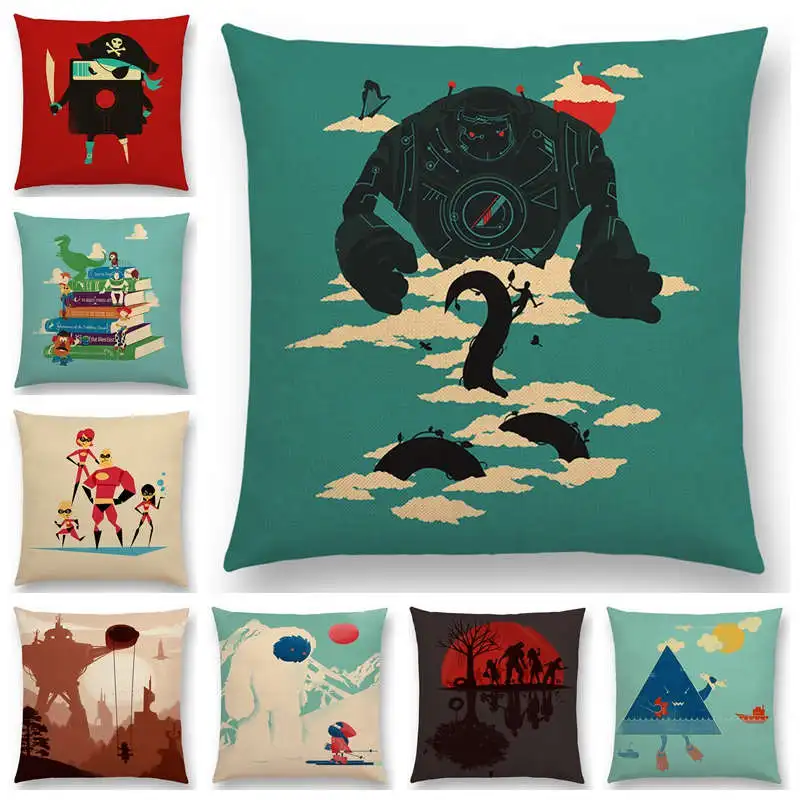 Оригинальный волшебный мультяшный мир пират огромный робот снег Монстр смешные