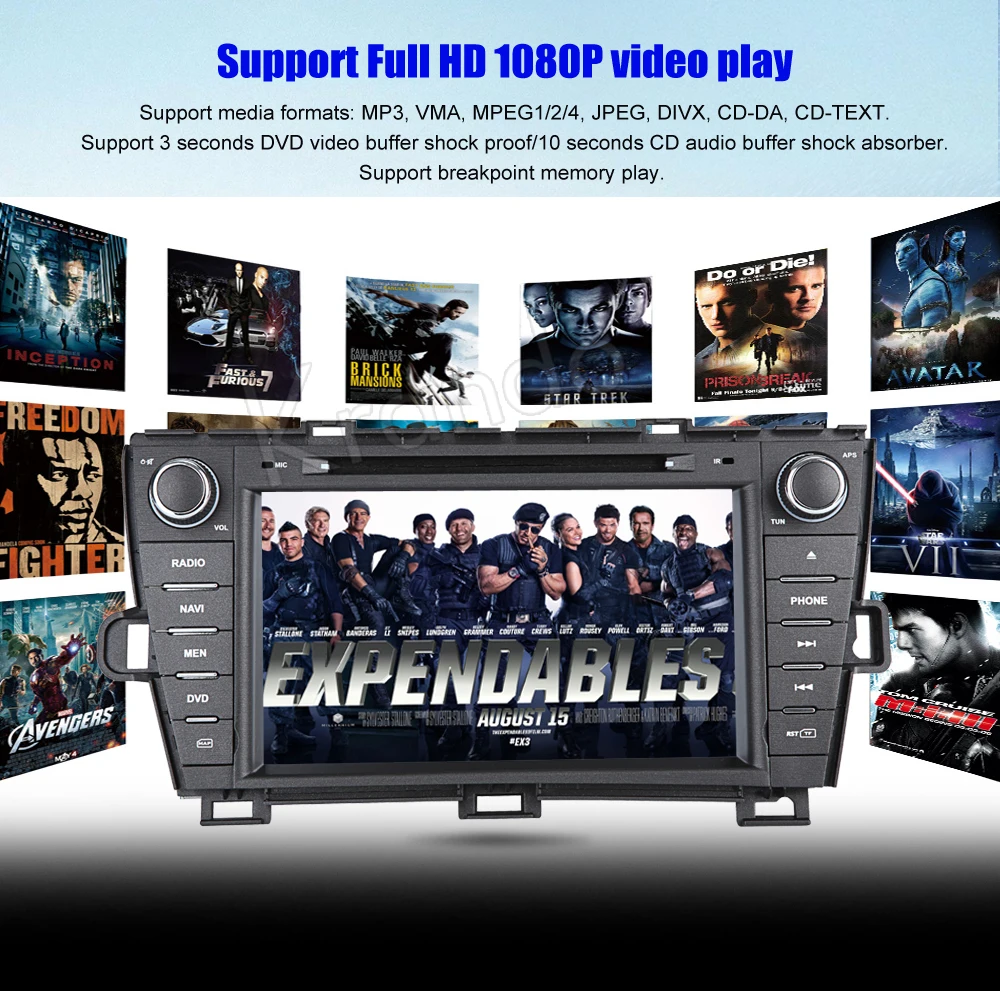 Автомобильный dvd радиоплеер Krando 8 дюймов Android 9 0 мультимедийная система навигации