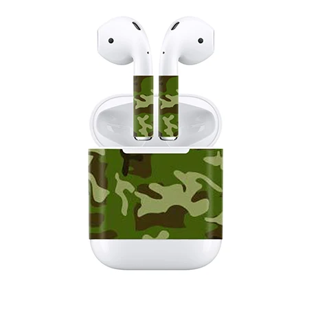 2 шт./лот виниловая наклейка с камуфляжным дизайном наушники для AirPod скины