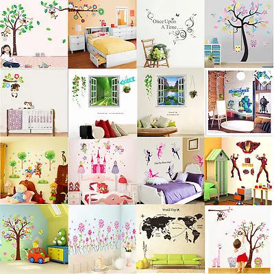 Декоративная наклейка на стену в виде совы птицы дерева|sticker decal|wall stickersticker wall decal |