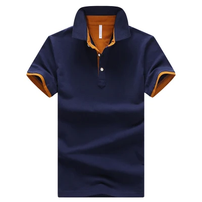 Коричневый Футболка Поло Homme летние шорты тенниски Camisa рубашки Masculina Повседневное Camiseta Марка Trend Для мужчин рубашка 140 - Цвет: Коричневый
