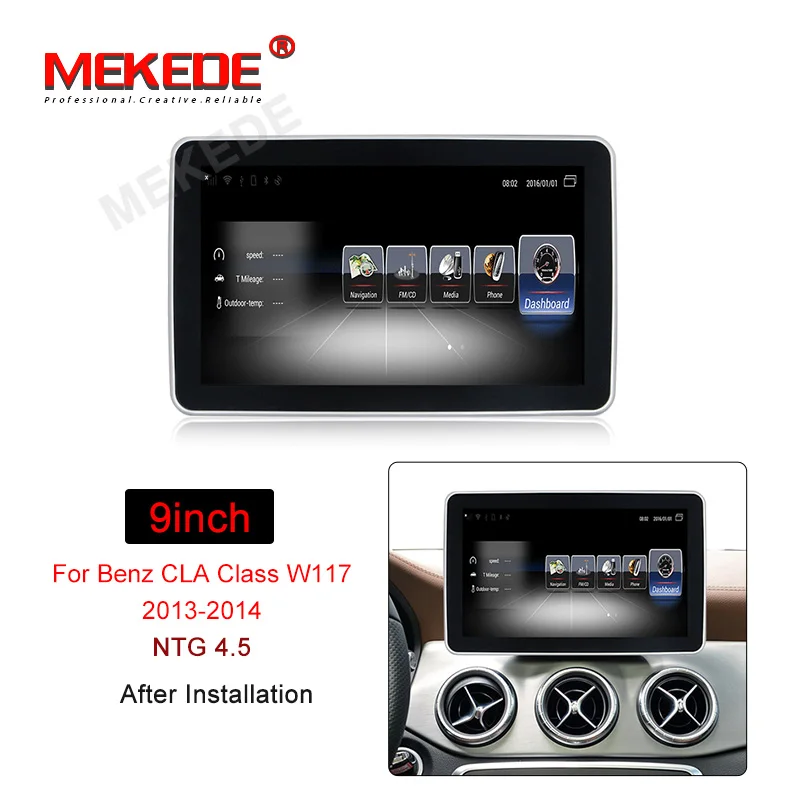 2013 2014 NTG 4.5 Mekede " ANDROID Автомобильная Мультимедийная система для Mercedes Benz CLA Class W117 2013 с 4G wifi BT carplay - Цвет: 2013 2014 NTG 4.5
