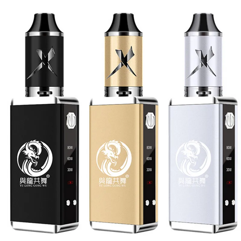 80 Вт vape kit встроенный аккумулятор 2200 мАч с 3 5 мл бак электронная сигарета