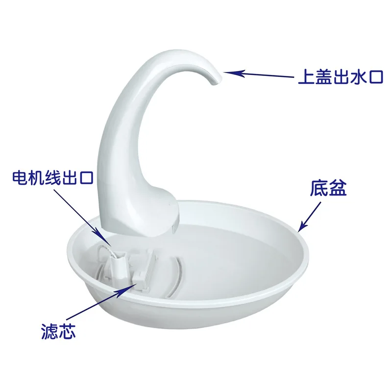 Swan pet Автоматическая Питьевая фонтанная вода автоматическая циркуляция здоровое