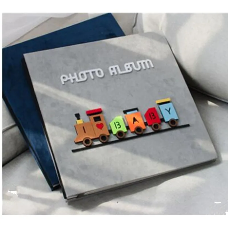 DIY клейкий Тип фотоальбом твердый Чехол 18 дюймов большой емкости семейный альбом