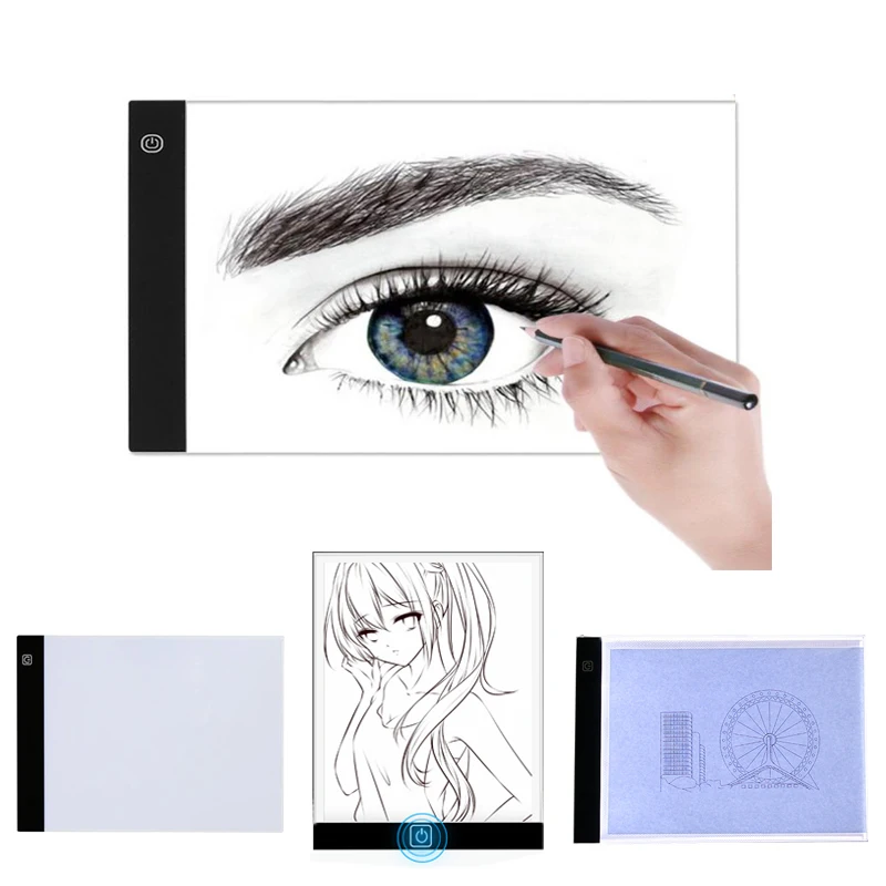 

Multifunctional A4 Digital LED Graphic Tablet A4 LED UltraThin Art Stencil Drawing Writing Board Tablet Drawing Pad for Children