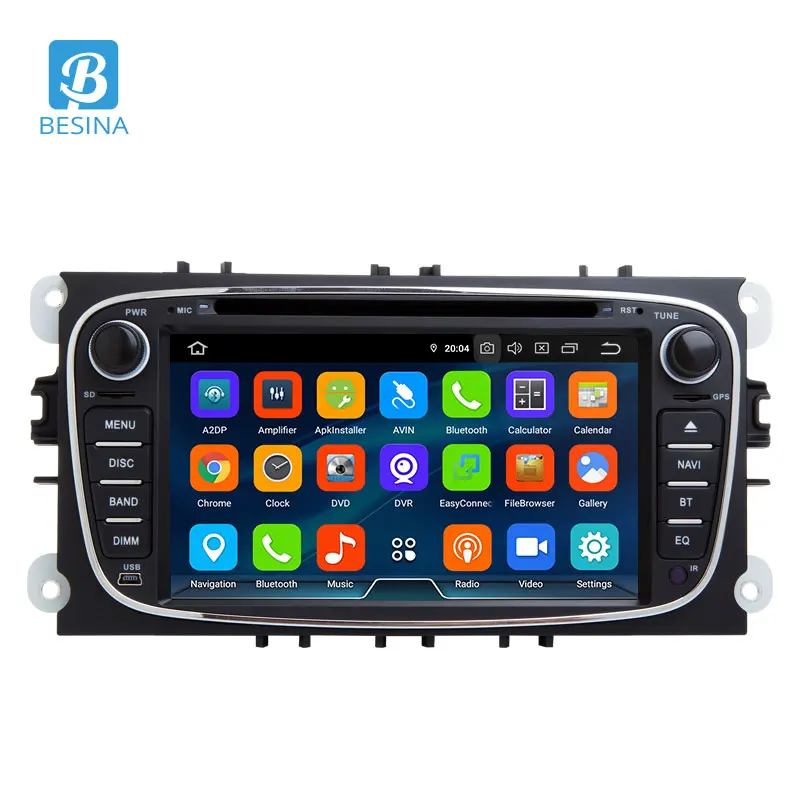 Besina Восьмиядерный Android 10 автомобильный dvd-плеер для FORD Focus S-MAX Mondeo Kuga C-MAX Fiesta WIFI GPS