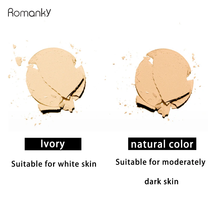 Бренд 2 цвета лицо безупречная прессованная пудра Макияж Палитра консилер контур