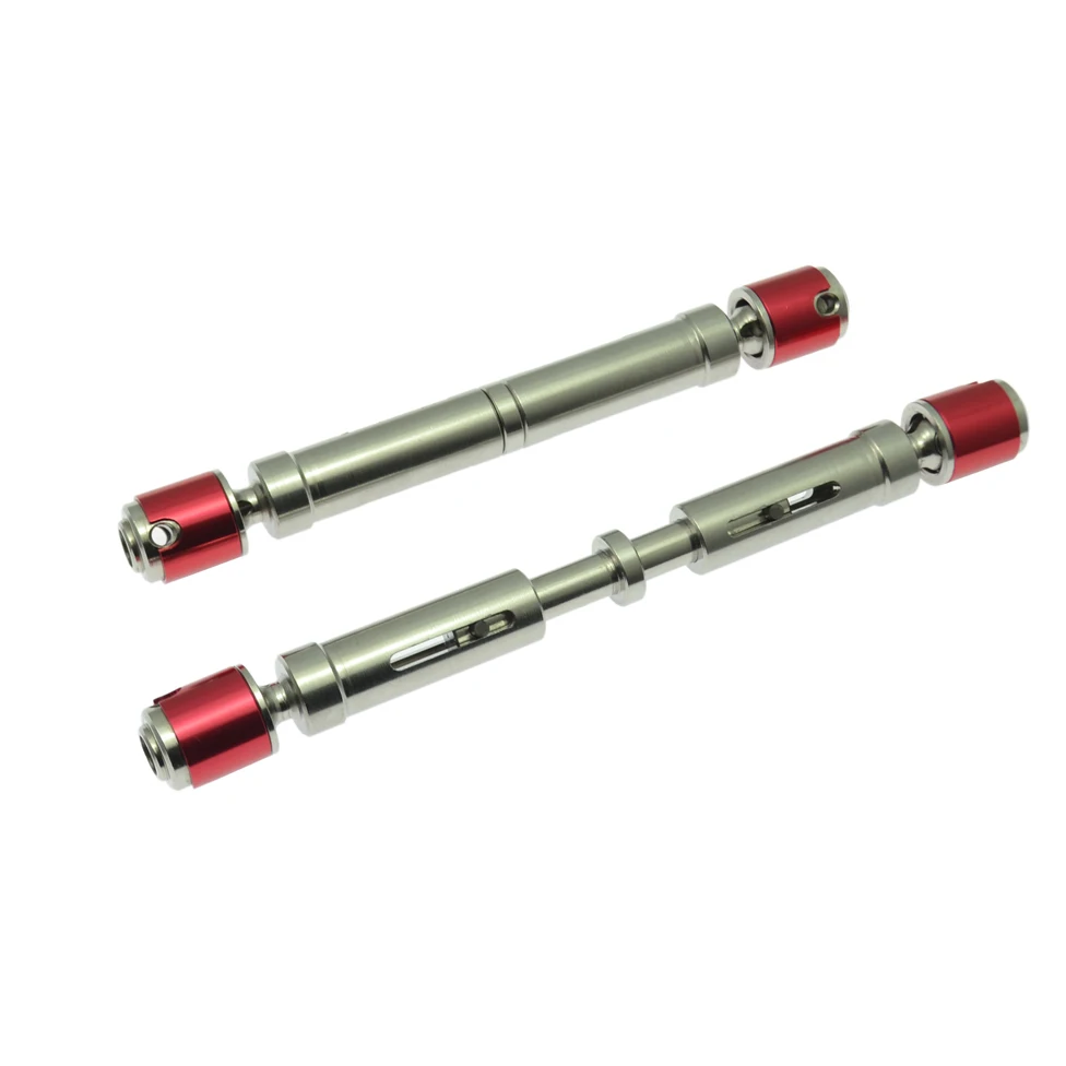 

Металлический приводной вал для автомобилей с дистанционным управлением, 2 шт., осевой детали гусеничного трактора для Tamiya CC01 SCX10