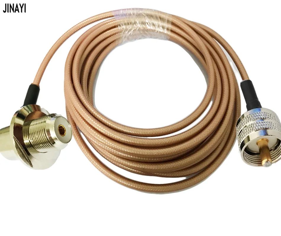 UHF PL259 штекер для SO239 женский автомобиля мобильного радио антенна RF отрезок