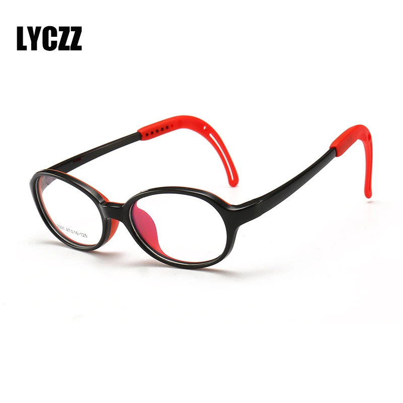 Lyczz Новый TR90 силиконовые очки для маленького мальчика оправа очков Детская