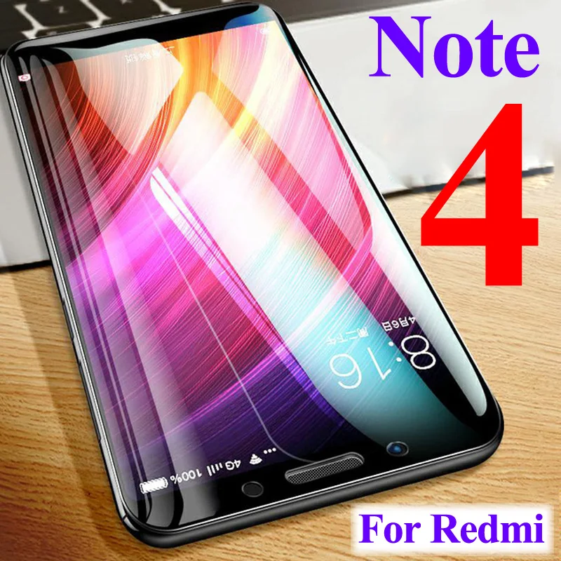 Стекло на redmi note 4 4x для xiaomi ksio mi Защитная пленка экрана x4 x Закаленное защитное