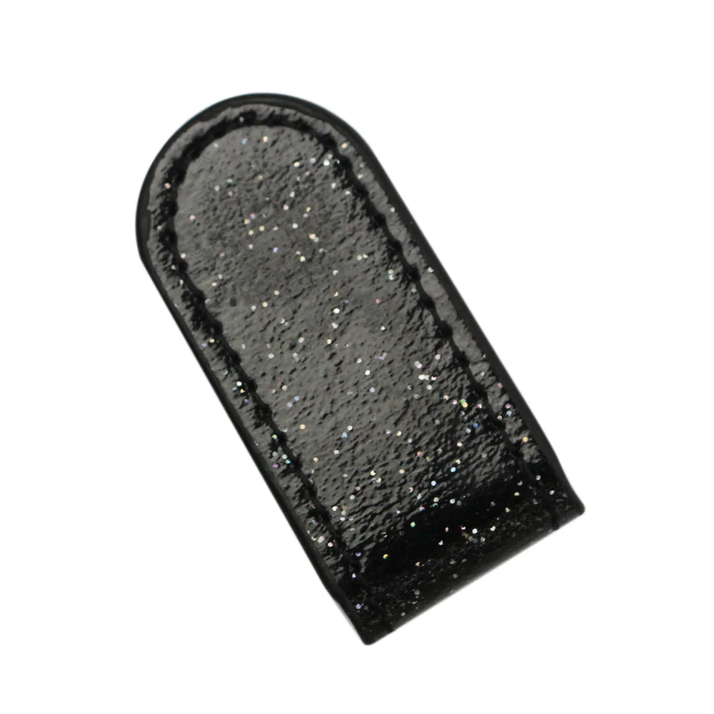 black cap clip PINMEI Shinny PU магнитные шапки для гольфа набор из 5 колпачков для гольфа набор зажимов отметка для мяча для гольфа Держатель Для Гольфа подарки для друга Гольфиста - Цвет: black cap clip