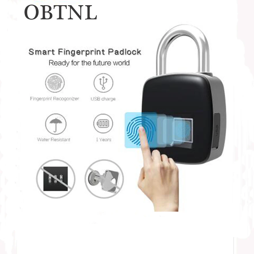 Умный Замок без ключа замок отпечатков пальцев IP65 Водонепроницаемый cerradura inteligente