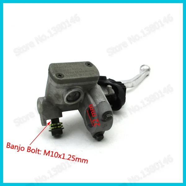 M10x1.25 мм тормозной цилиндр для Honda CRF250R CRF450R CRF 250X 450X XR 250R 400R CR 125R 500R Байк|cylinder honda|honda
