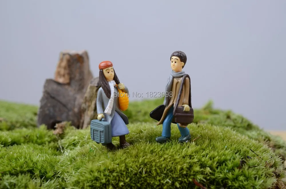 Распродажа 2 шт./лот мини люди мужчины женщины Фея Сад Декор ремесла домашний