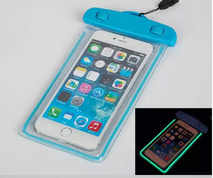 Водонепроницаемый плавательный мобильный телефон чехлы чехол для сенсорного