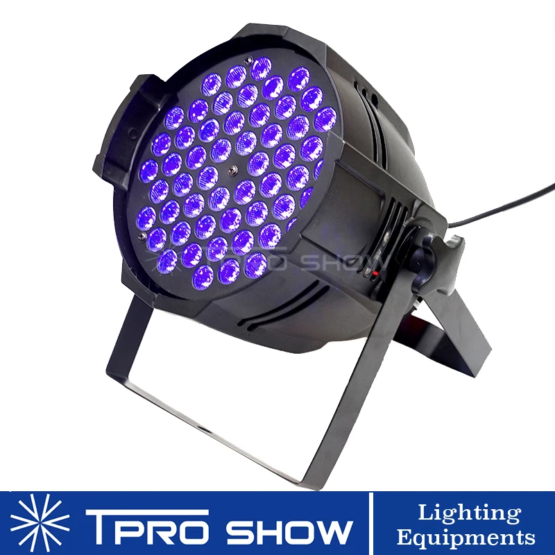 DMX Blacklight 162 Вт УФ светодиодный Par 54x3 сценическое освещение ультрафиолетовые лучи