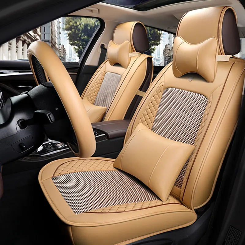 Кожаный чехол для автомобильного сиденья универсальная подушка Toyota camry 40 50 celica chr