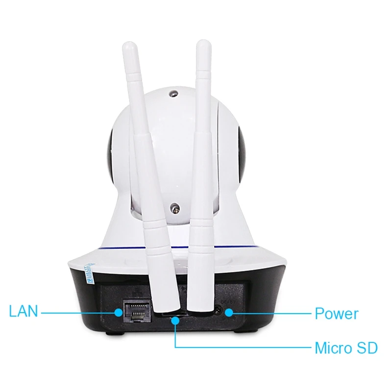 Ip Camara Wi-Fi 720 Hd 2Mp ИК Onvif сигнал тревоги выход беспроводная камера домашнее ночное