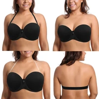 new lady push up plus size women bra sexy lingerie comfortable underwear underwire padded a b c d e f cup 70 75 80 85 90 95 size
