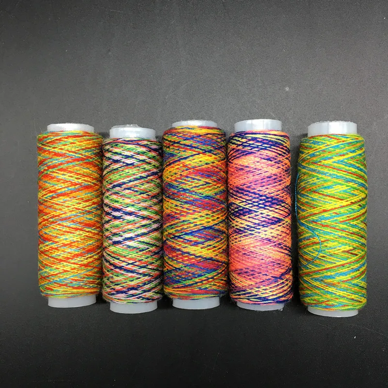 5 шт. Набор радужных ниток для шитья рукоделия|embroidery supplies|quilting suppliesthread sewing |