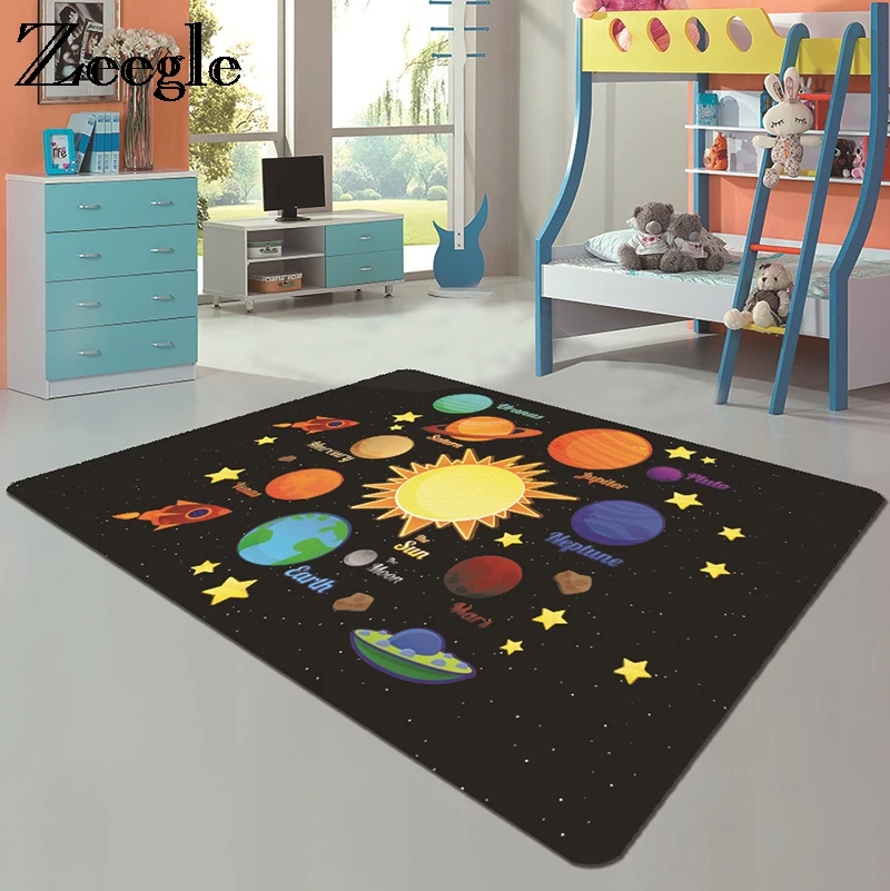 

Zeegle Carpets For Living Room Non-slip Child Carpet Kids Room Rugs Absorbent Mats Bedroom Baby Play Mat Home Decor Floor Carpet