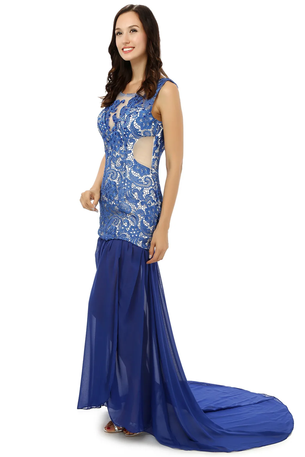 Сексуальное платье для Бала с открытой спиной без рукавов длиной до пола