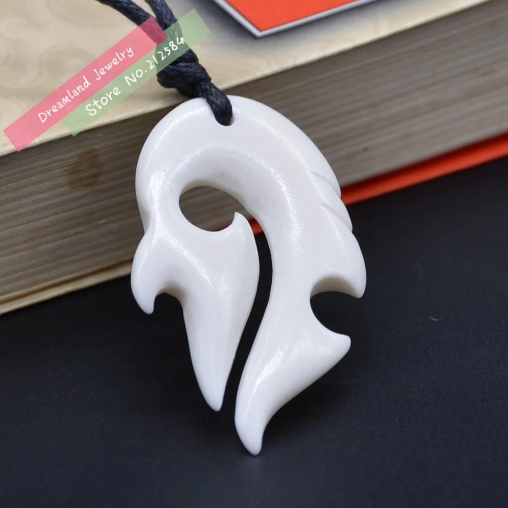 Бесплатная доставка 1 шт. Новая Зеландия маори ручная работа резная бычья кость