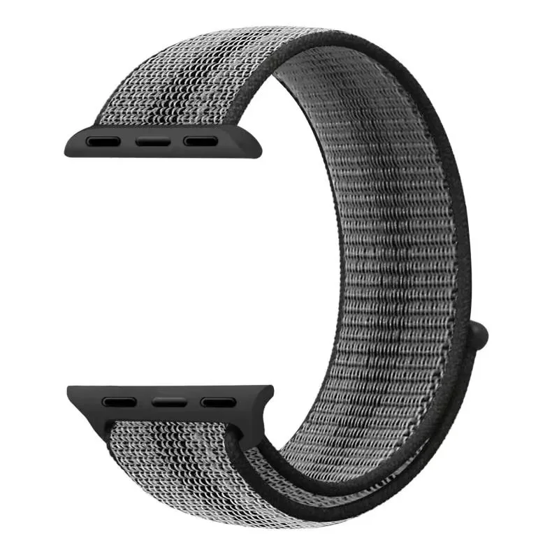 Новый цветной ремешок для часов Apple Watch Series 3 2 1 42 мм 38 дышащий нейлоновый