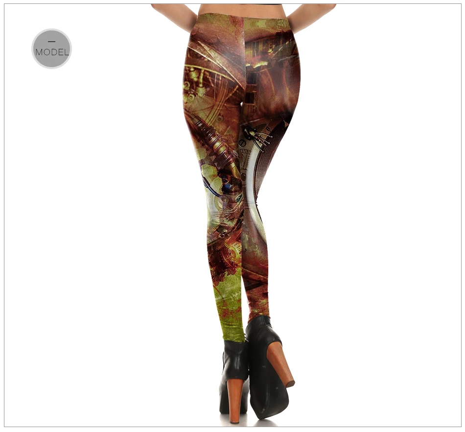 [You're My Secret] супер колокольчики женские леггинсы для фитнеса стимпанк леггинсы с цифровой печатью леггинсы женские тренировки Mujer сексуальные брюки