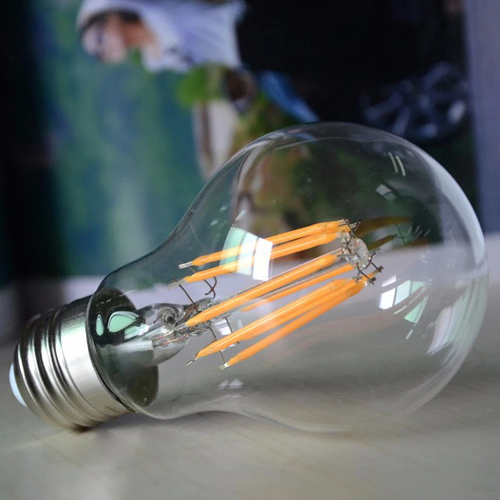 Затемнения 4/6/8 Вт E27 E14 LED Эдисон Ретро лампа накаливания пламя Свеча ШАР AC220V|globe