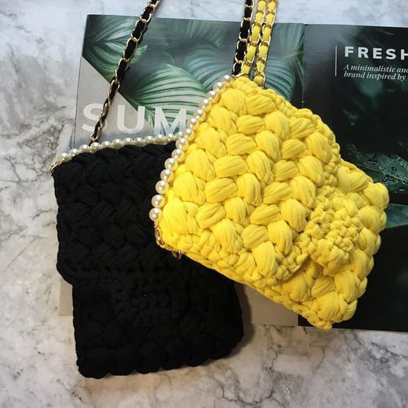 Тканевая сумка Panya ручная плетеная Сумка для обертывания Дамская цепочка на