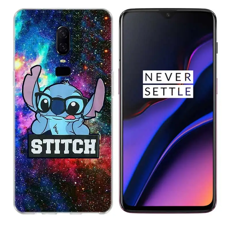 Роскошный мягкий силиконовый чехол для телефона Steward Stitch из ТПУ OnePlus One Plus 7 Pro 5 5T 6T 6