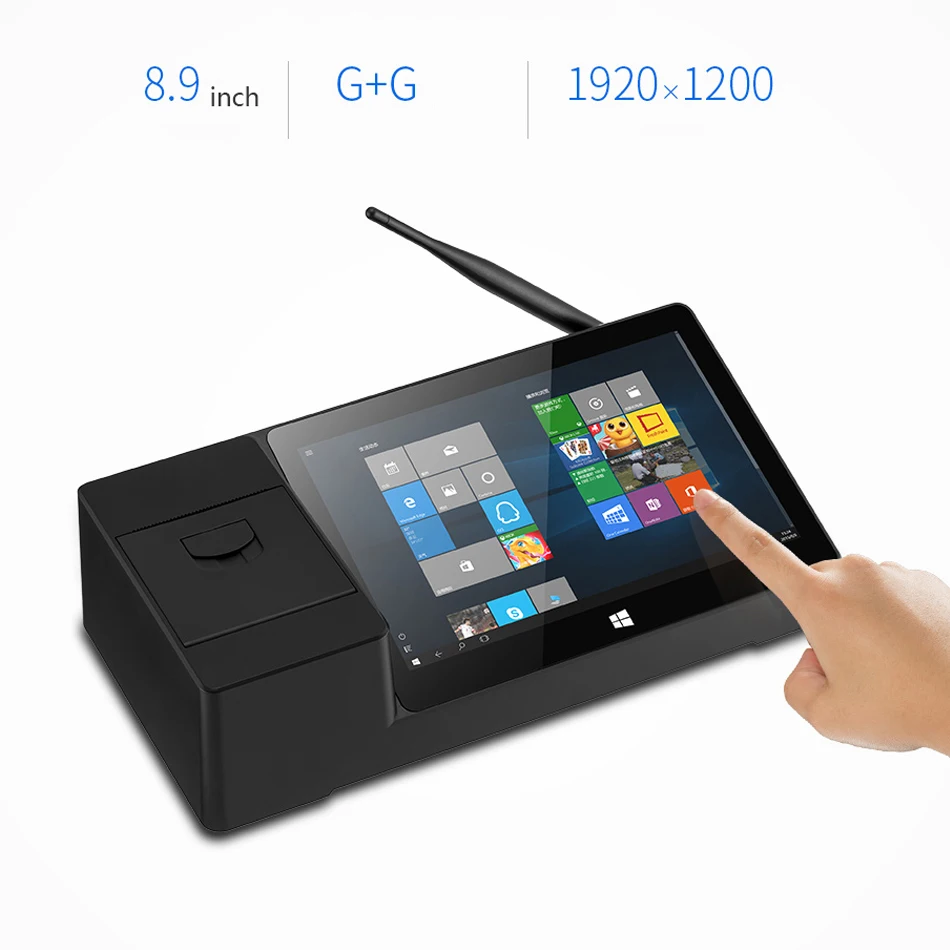 PIPO X3 принтер POS PC Win10 Мини ПК планшетный компьютер Intel Z8350 четырехъядерный 8 9