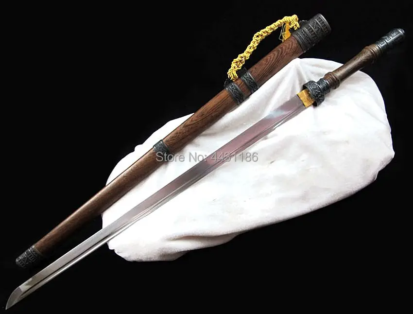 Ручная ковка китайский KungFu Tang Dao меч катана Прямой нож резкость лезвие из