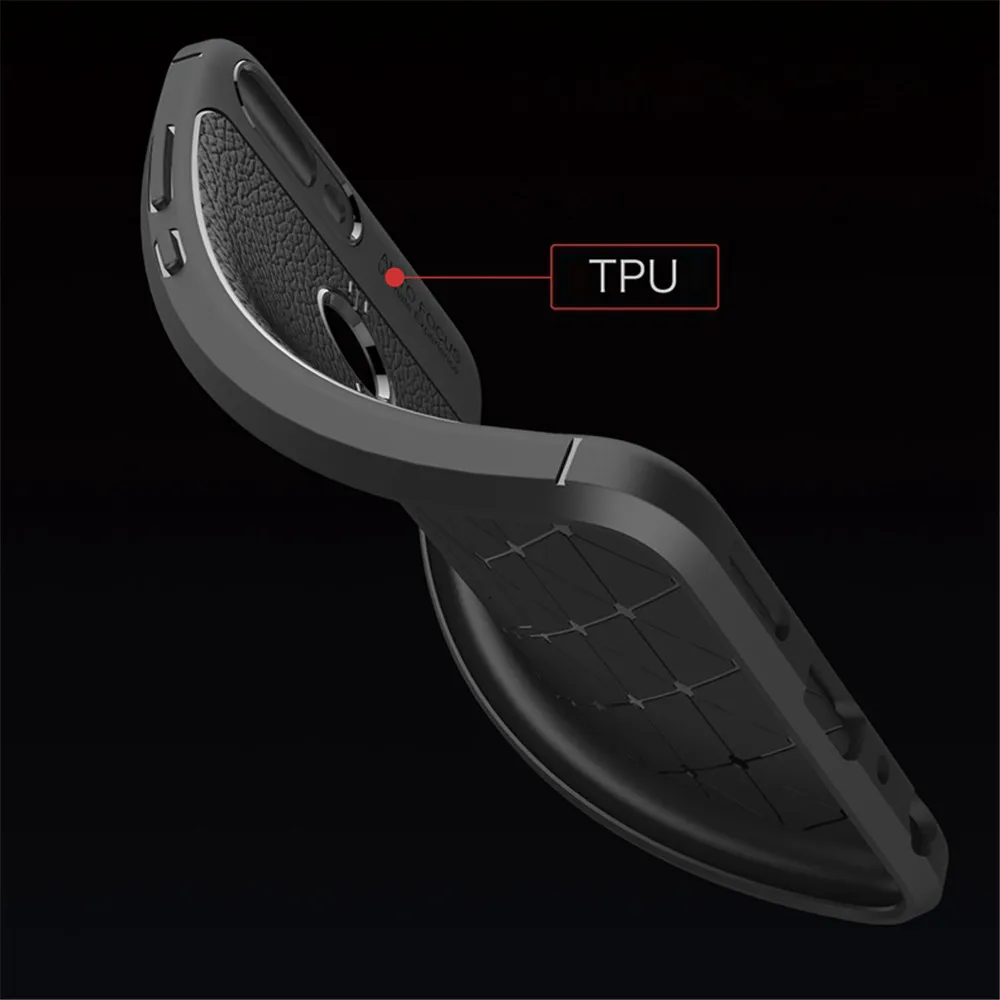 Для huawei P Smart чехол P Smart Cover противоударный кожаный бампер прочный Чехол из термополиуретана и силикона для huawei P Smart