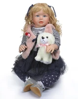 70cm 1 year baby reborn toddler girl doll handmade silicone vinyl reborn baby dolls toys for child gift